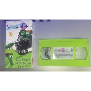 VeggieTales - God Wants Me to‎ Forgive Them (VHS) Green Case